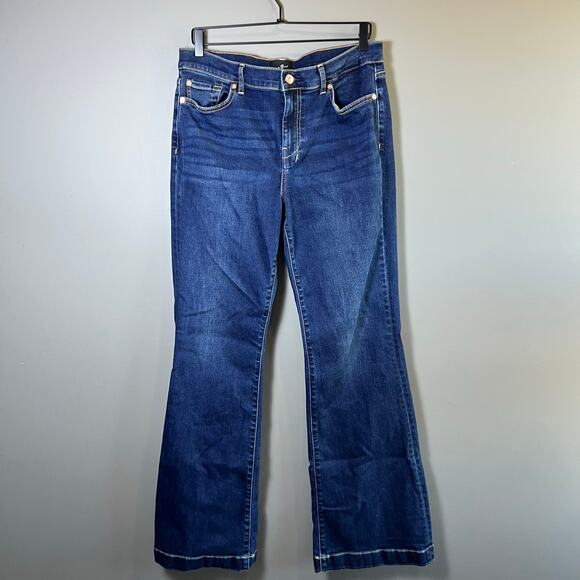7 for all mankind B(air) Authentic Denim Dojo Womens Jeans Size 32 - Picture 1 of 9